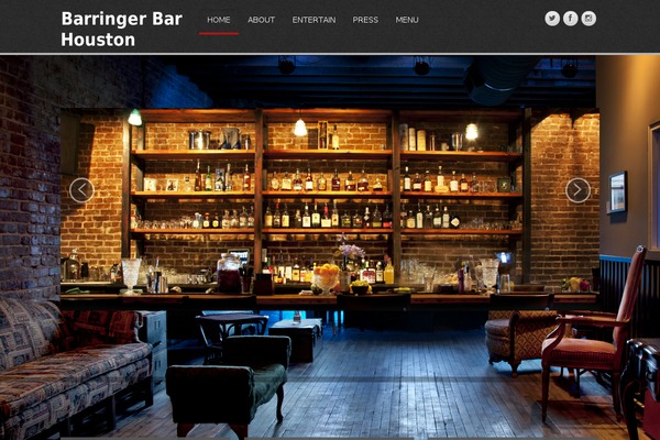 Parallax theme site design template sample