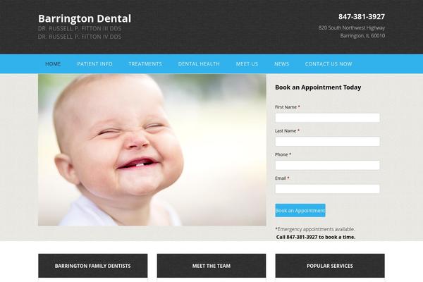 Enterprise Pro theme site design template sample