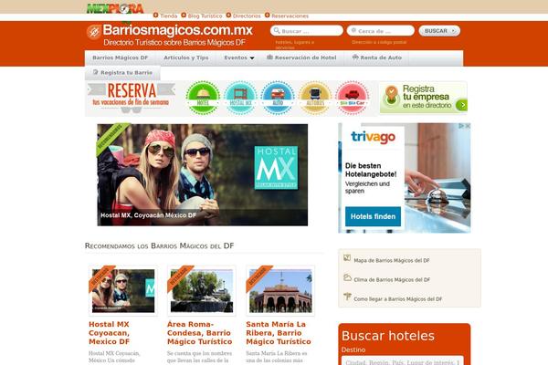 GeoPlaces theme site design template sample