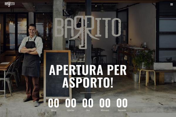 Baristawp-child theme site design template sample