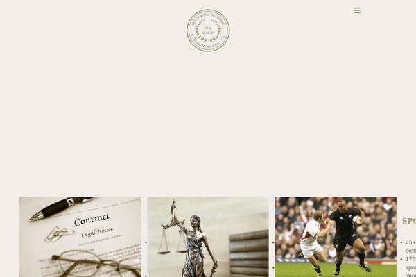 Thelaw theme site design template sample