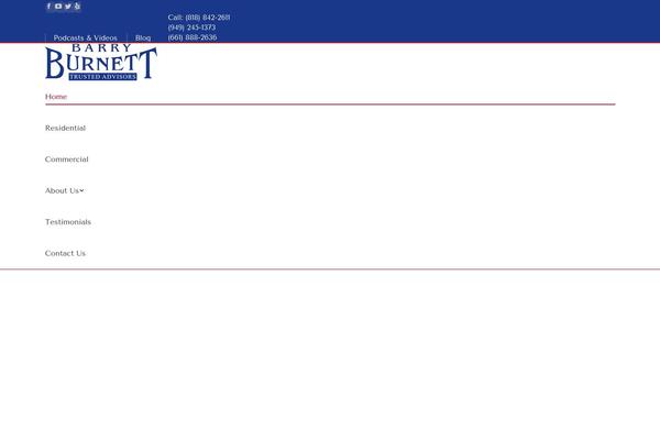 The7 Child theme site design template sample