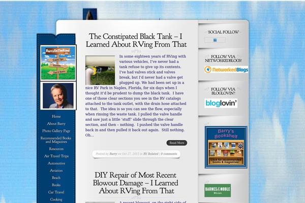 Memoir theme site design template sample