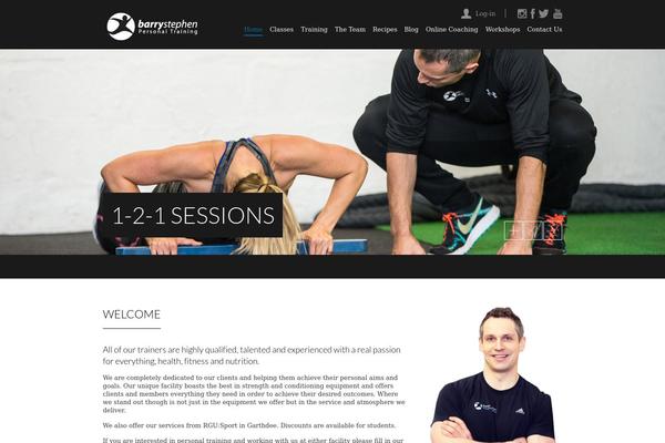 GymBase theme site design template sample