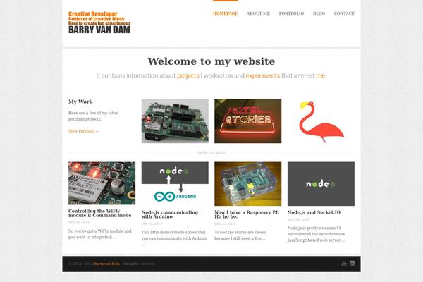 Spacing theme site design template sample
