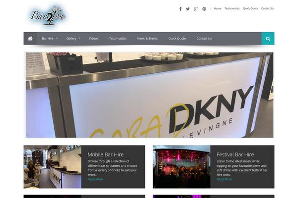 Cacoon theme site design template sample
