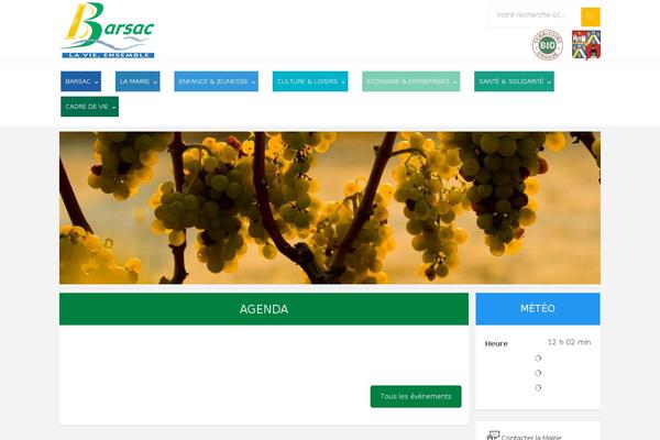 TownPress theme site design template sample