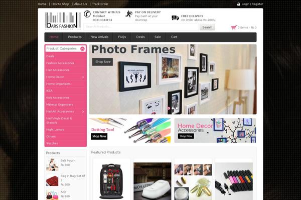 MyDecor theme site design template sample