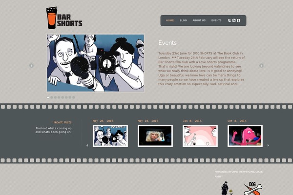 Bigbang theme site design template sample