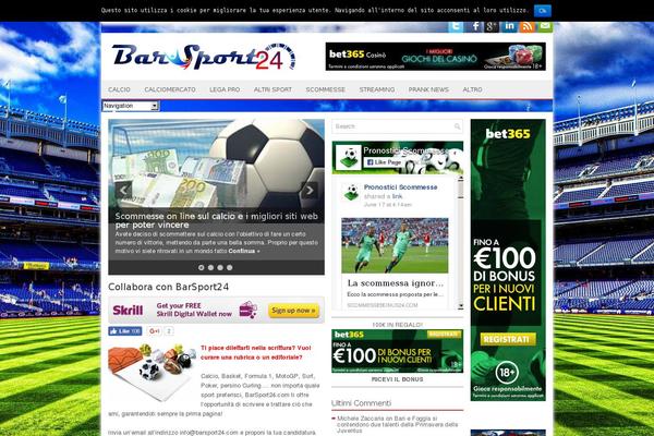Newsberg theme site design template sample