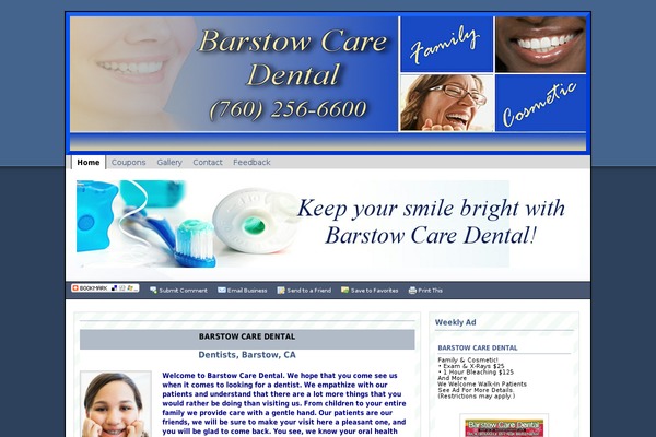 barstowcaredental.com site used Psu3-multilocs