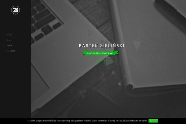Cyber theme site design template sample