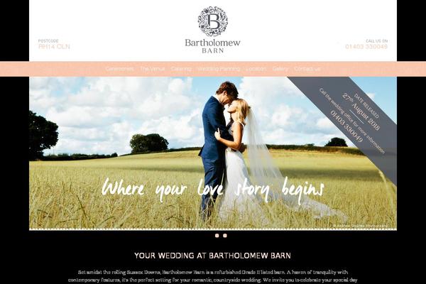 bartholomewbarn.co.uk site used Bartholomew