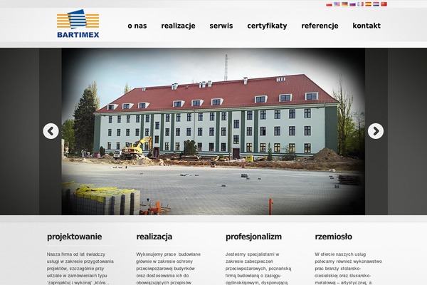 bartimex.pl site used Theme1265