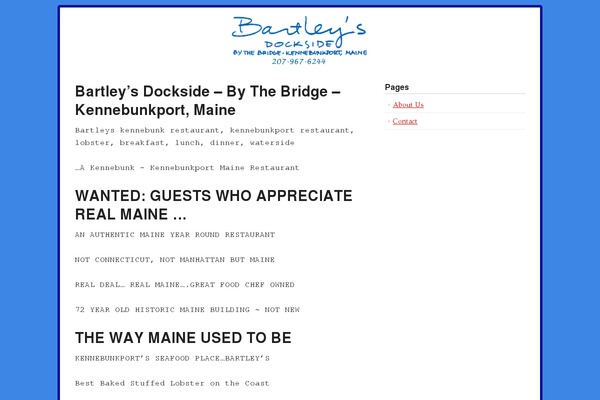 Prose theme site design template sample
