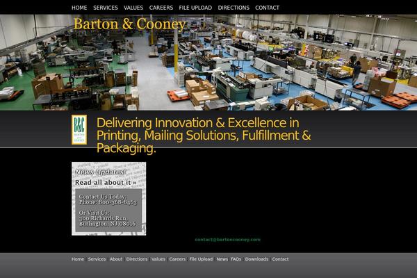 Barton theme site design template sample