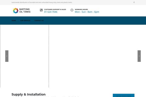 TheBuilt theme site design template sample