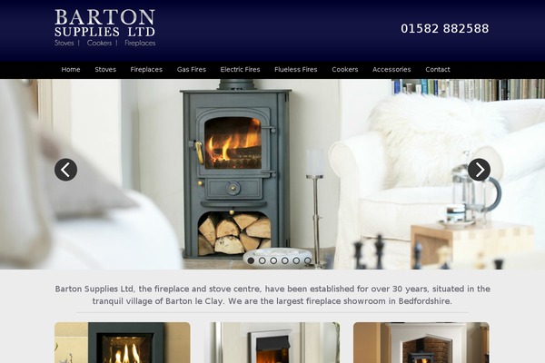 Barton theme site design template sample