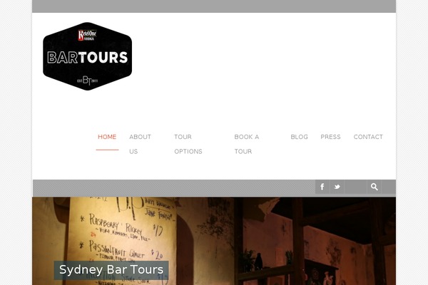 bartours.com.au site used Evident