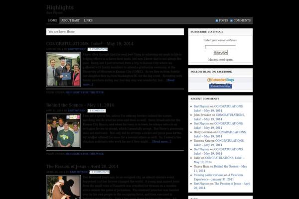 Genesis theme site design template sample