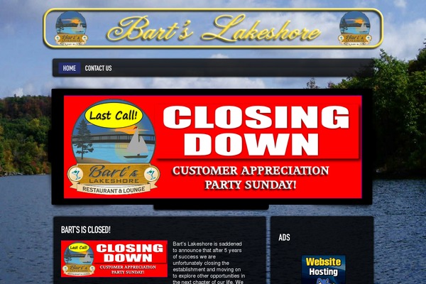 bartslakeshore.com site used Dance Floor