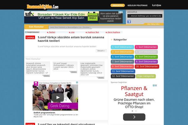 Fortune theme site design template sample