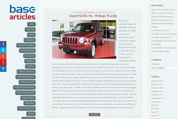 DailyJournal theme site design template sample