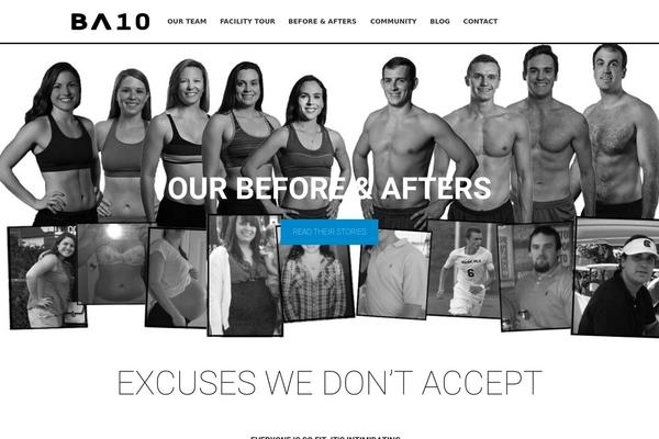 Boulder theme site design template sample