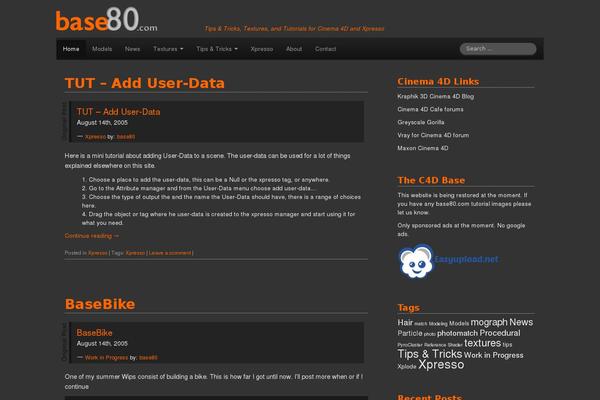 Site using Slidedeck plugin