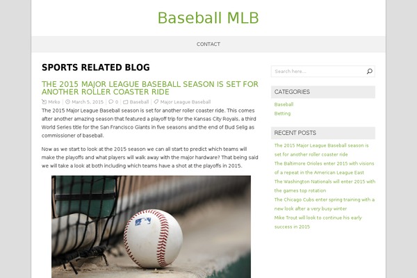 NatureSpace theme site design template sample