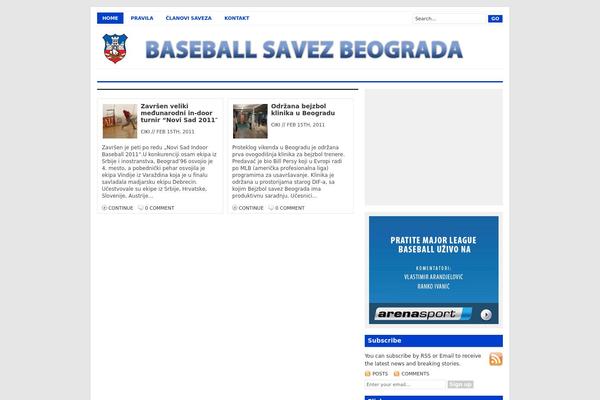 Channel theme site design template sample