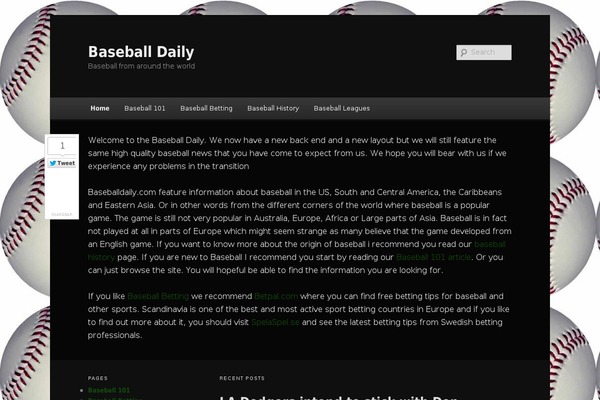 Default theme site design template sample