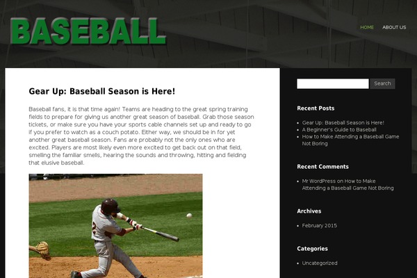 Gibson theme site design template sample