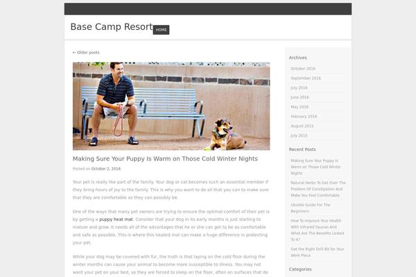 Bota theme site design template sample