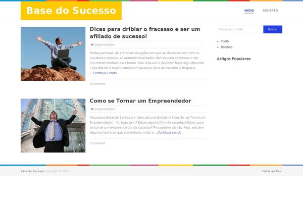 Spike theme site design template sample