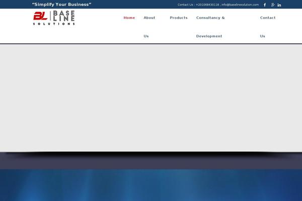 baselinesolution.com site used Style