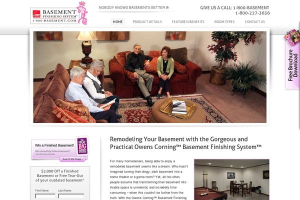 basementfinishingsystem.com site used Oc3