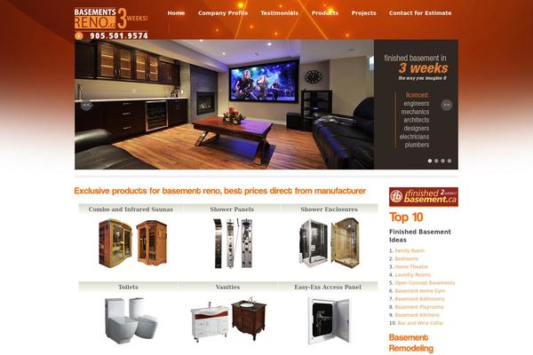 basementsreno.ca site used Acapella