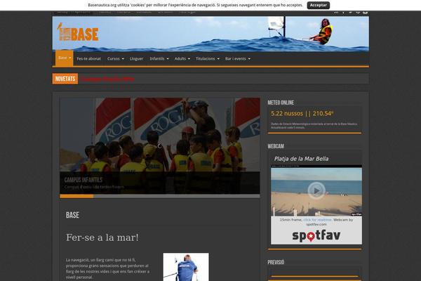 Site using Alfie WP Weather plugin