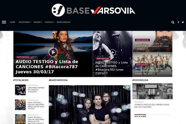 Flex Mag theme site design template sample
