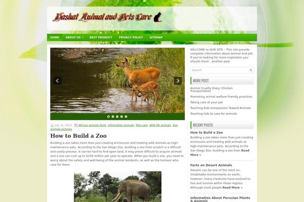 Healthstyle theme site design template sample