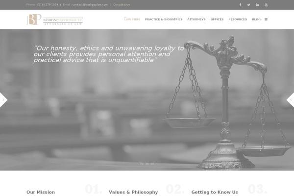 Wp-trust-child theme site design template sample