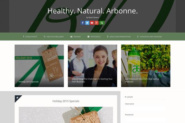 Ganter theme site design template sample