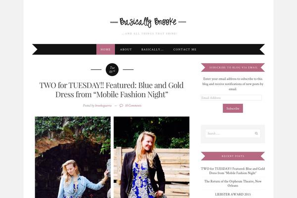 basicallybrooke.com site used Wunderful