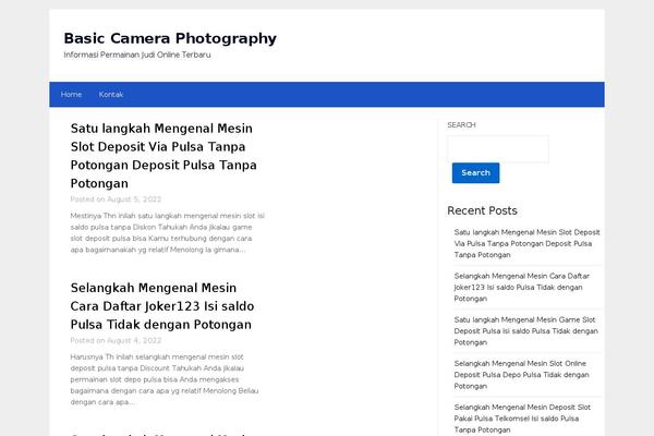 NewsPaperly theme site design template sample