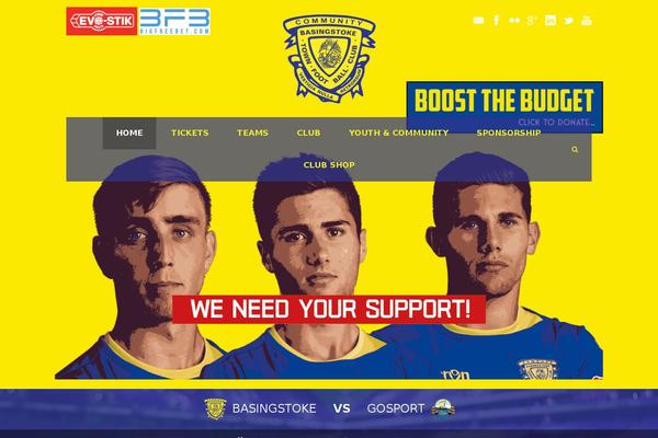 Bam theme site design template sample