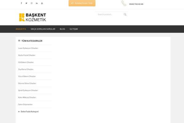 Makali theme site design template sample