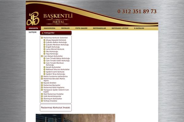 baskentlipaslanmaz.com site used Paslanmaz