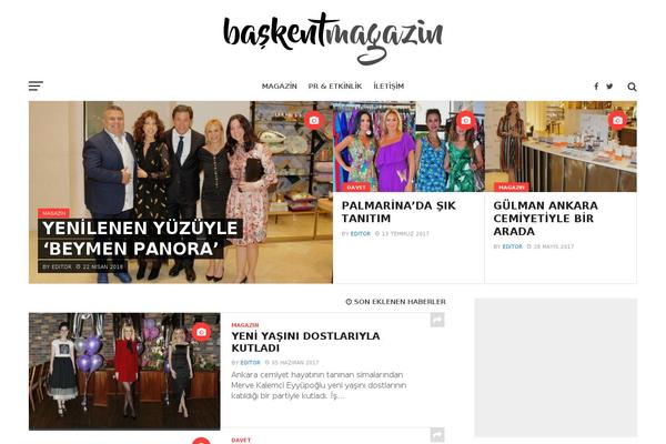 Click-mag theme site design template sample