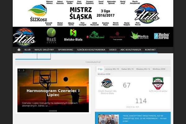 basket-hills.pl site used Multinews